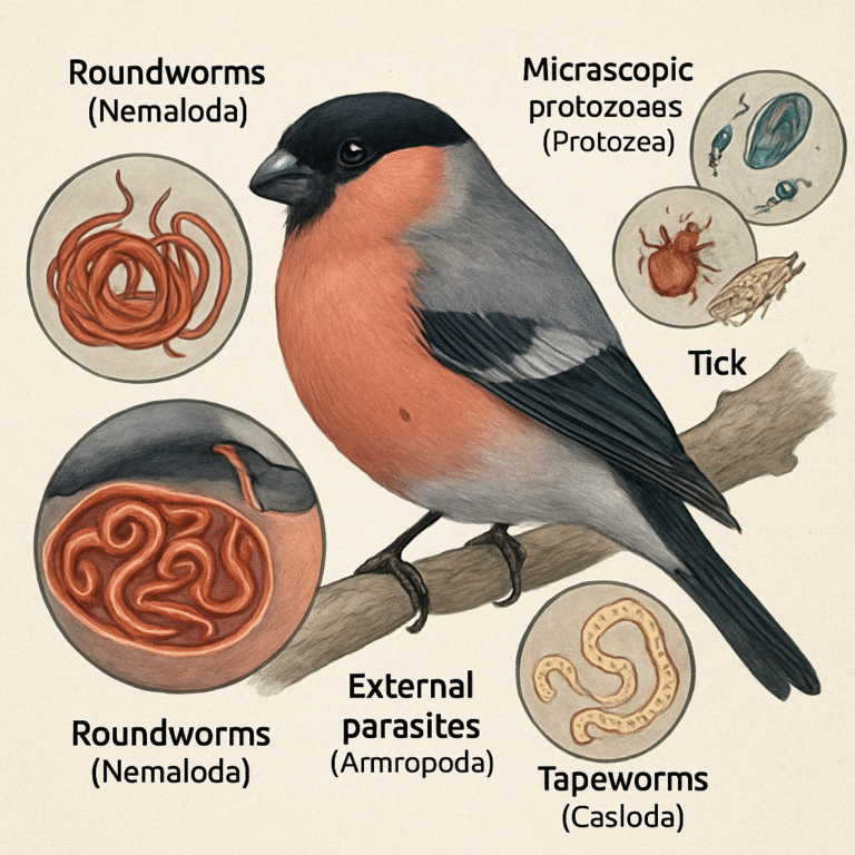 Kuşlarda Kurt Ve Kene Parazitleri