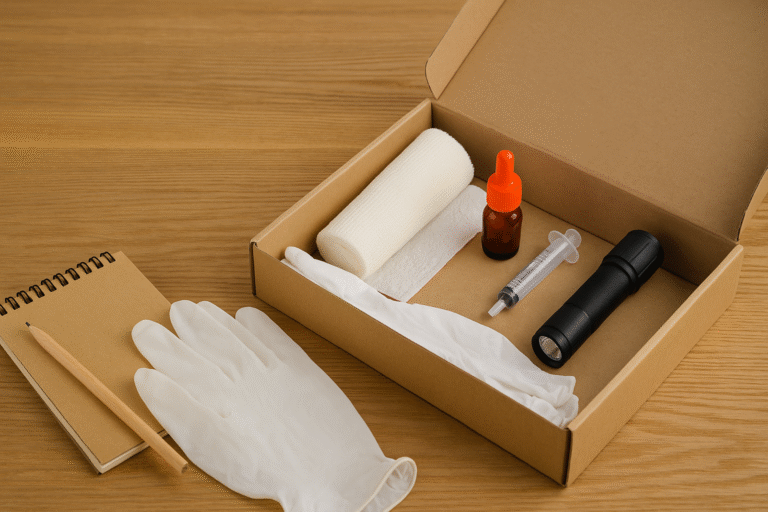 Yaralı Kuşlar İçin Evde Acil Yardım Kutusu