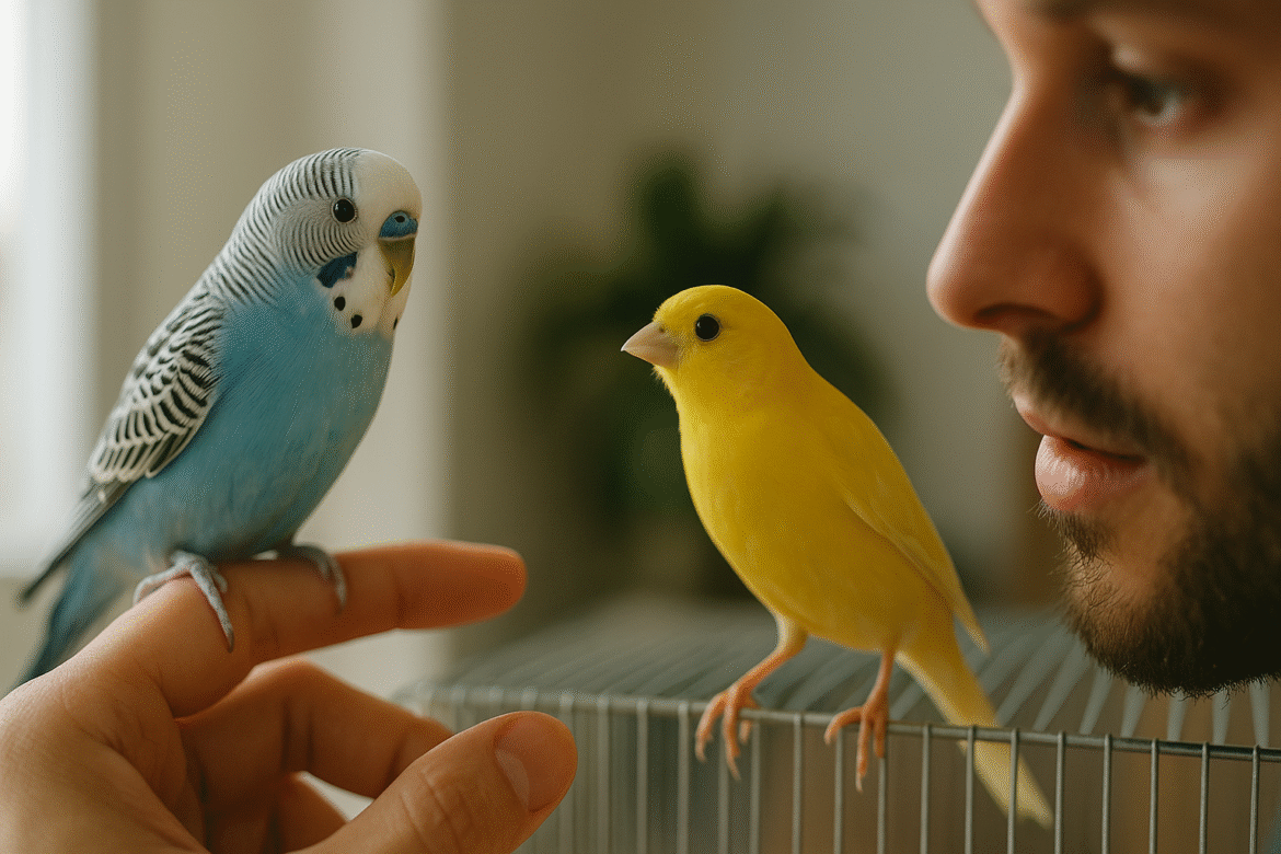 Muhabbet Kuşları Ve Kanaryalar Sahiplerini Tanırlar Mı