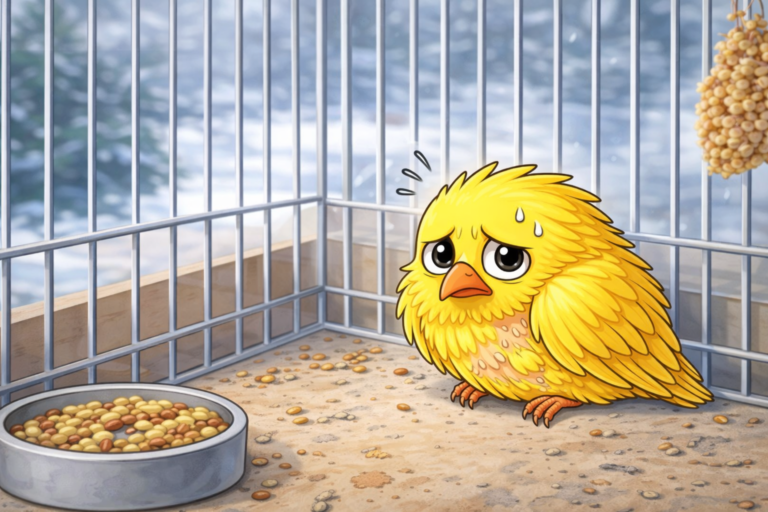 Kanarya Neden Kafesin Dibinde Durur